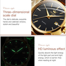 Load image into Gallery viewer, OLEVS 6898 Women Fashion Waterproof Dual Calendar Quartz Watch