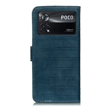Load image into Gallery viewer, Magnetic Crocodile Texture Horizontal Flip Leather Phone Case, For Xiaomi Poco X4 Pro 5G
