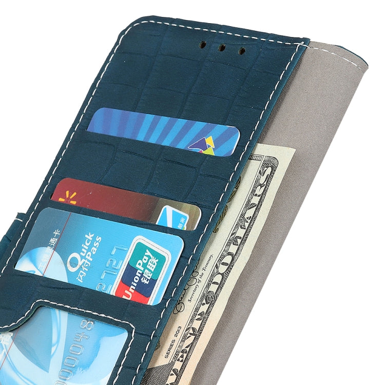 Magnetic Crocodile Texture Horizontal Flip Leather Phone Case, For Xiaomi Poco X4 Pro 5G