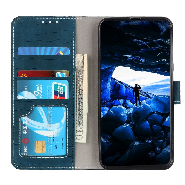 Magnetic Crocodile Texture Horizontal Flip Leather Phone Case, For Xiaomi Poco X4 Pro 5G
