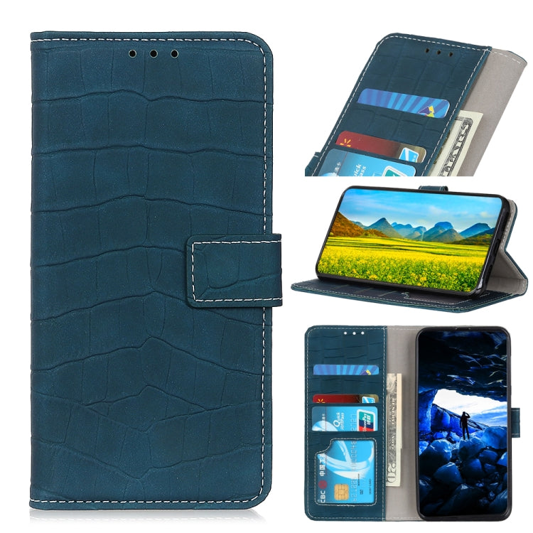 Magnetic Crocodile Texture Horizontal Flip Leather Phone Case, For Xiaomi Poco X4 Pro 5G
