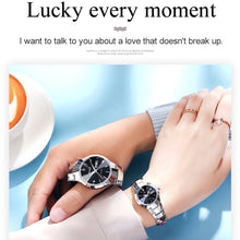 Load image into Gallery viewer, OLEVS 8697 Couple Fashion Waterproof Luminous Quartz Watch, OLEVS 8697 (Black)