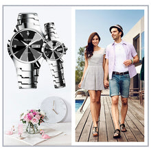 Load image into Gallery viewer, OLEVS 8697 Couple Fashion Waterproof Luminous Quartz Watch, OLEVS 8697 (Black)