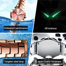 Load image into Gallery viewer, OLEVS 8697 Couple Fashion Waterproof Luminous Quartz Watch