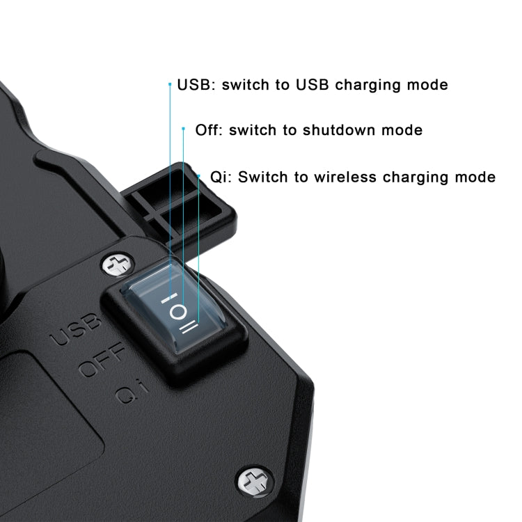 WUPP CS-1288A1 Wireless Charging + Wired Charging One-button Retractable Mobile Phone Stand, CS-1288A1