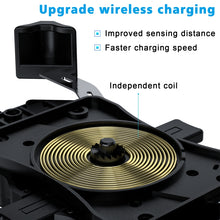 Load image into Gallery viewer, WUPP CS-1288A1 Wireless Charging + Wired Charging One-button Retractable Mobile Phone Stand, CS-1288A1