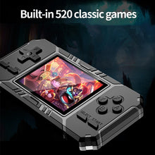 Load image into Gallery viewer, S8 3.0 inch Screen Classic Handheld Game Console Built-in 520 Games, S8 / Army Green, S8 / Black, S8 / Blue