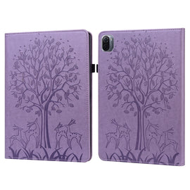 Tree & Deer Pattern Pressed Printing Leather Tablet Case with Sleep / Wake-up, For Xiaomi Pad 5 / 5 Pro, For Amazon Kindle Paperwhite 5 2021