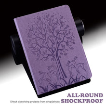 Load image into Gallery viewer, Tree &amp; Deer Pattern Pressed Printing Leather Tablet Case with Sleep / Wake-up, For Xiaomi Pad 5 / 5 Pro, For Amazon Kindle Paperwhite 5 2021