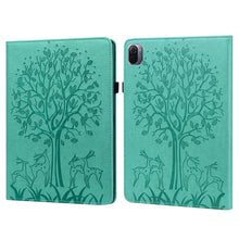 Load image into Gallery viewer, Tree &amp; Deer Pattern Pressed Printing Leather Tablet Case with Sleep / Wake-up, For Xiaomi Pad 5 / 5 Pro, For Amazon Kindle Paperwhite 5 2021
