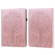 Load image into Gallery viewer, Tree &amp; Deer Pattern Pressed Printing Leather Tablet Case with Sleep / Wake-up, For Xiaomi Pad 5 / 5 Pro, For Amazon Kindle Paperwhite 5 2021