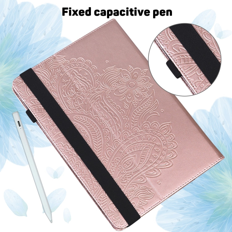 Peacock Embossed Pattern Leather Tablet Case, For Samsung Galaxy Tab A7 Lite, For Samsung Galaxy Tab A8 10.5 2021