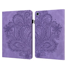 Load image into Gallery viewer, Peacock Embossed Pattern Leather Tablet Case, For Samsung Galaxy Tab A7 Lite, For Samsung Galaxy Tab A8 10.5 2021