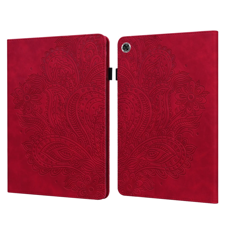 Peacock Embossed Pattern Leather Tablet Case, For Samsung Galaxy Tab A7 Lite, For Samsung Galaxy Tab A8 10.5 2021