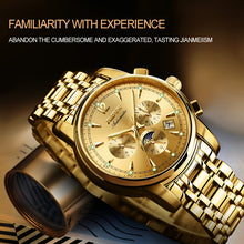Load image into Gallery viewer, JIN SHI DUN 8750 Men Fashion Waterproof Luminous Mechanical Watch