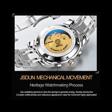 Load image into Gallery viewer, JIN SHI DUN 8750 Men Fashion Waterproof Luminous Mechanical Watch