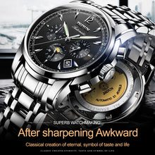 Load image into Gallery viewer, JIN SHI DUN 8750 Men Fashion Waterproof Luminous Mechanical Watch