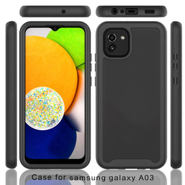 Starry Sky Solid Color Series PC + TPU Phone Case with PET Film, For Samsung Galaxy A03 164mm, For Samsung Galaxy A03 166mm, For Samsung Galaxy A13 4G, For Samsung Galaxy A33 5G, For Samsung Galaxy A53 5G, For Samsung Galaxy A73 5G