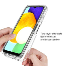 Load image into Gallery viewer, Transparency Two-color Gradient PC + TPU Phone Case, For Samsung Galaxy A03s 165.8mm US Version