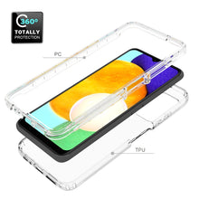Load image into Gallery viewer, Transparency Two-color Gradient PC + TPU Phone Case, For Samsung Galaxy A03s 165.8mm US Version