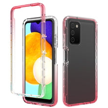 Load image into Gallery viewer, Transparency Two-color Gradient PC + TPU Phone Case, For Samsung Galaxy A03s 165.8mm US Version