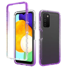 Load image into Gallery viewer, Transparency Two-color Gradient PC + TPU Phone Case, For Samsung Galaxy A03s 165.8mm US Version