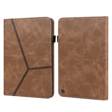 Load image into Gallery viewer, Solid Color Embossed Striped Leather Case, For Xiaomi Pad 5 / Pad 5 Pro, For Amazon Fire HD 10 Plus / Fire HD 10 (2021), For Amazon Paperwhite 5 2021