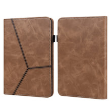 Load image into Gallery viewer, Solid Color Embossed Striped Leather Case, For Xiaomi Pad 5 / Pad 5 Pro, For Amazon Fire HD 10 Plus / Fire HD 10 (2021), For Amazon Paperwhite 5 2021