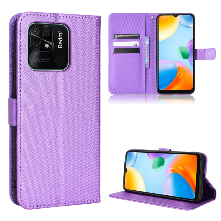 Diamond Texture Leather Phone Case, For Xiaomi Redmi 10C, For Xiaomi Redmi K30 Pro / Poco F2 Pro, For Xiaomi Redmi K40S, For Xiaomi Redmi K50 / K50 Pro, For ZTE nubia Red Magic 6 / 6 Pro, For Oukitel C23 Pro, For Sony Xperia 5 III, For Xiaomi Mi 10 Ult...