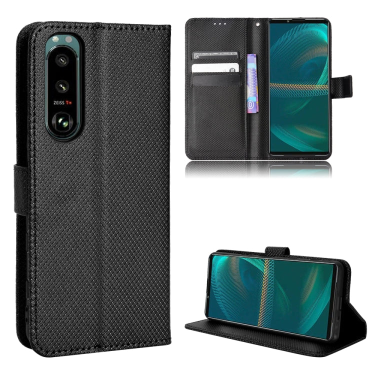 Diamond Texture Leather Phone Case, For Xiaomi Redmi 10C, For Xiaomi Redmi K30 Pro / Poco F2 Pro, For Xiaomi Redmi K40S, For Xiaomi Redmi K50 / K50 Pro, For ZTE nubia Red Magic 6 / 6 Pro, For Oukitel C23 Pro, For Sony Xperia 5 III, For Xiaomi Mi 10 Ult...