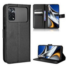 Load image into Gallery viewer, Diamond Texture Leather Phone Case, For Xiaomi Poco M4 Pro 4G Fine Hole, For Xiaomi Poco M4 Pro 5G Big Hole, For Xiaomi Poco M4 Pro 5G Fine Hole, For OnePlus Nord CE 2 5G, For OPPO A7 / AX7 / A5s / AX5s / A21, For OPPO Find X5 Pro, For OPPO Find X5    ...