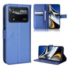 Load image into Gallery viewer, Diamond Texture Leather Phone Case, For Xiaomi Poco M4 Pro 4G Fine Hole, For Xiaomi Poco M4 Pro 5G Big Hole, For Xiaomi Poco M4 Pro 5G Fine Hole, For OnePlus Nord CE 2 5G, For OPPO A7 / AX7 / A5s / AX5s / A21, For OPPO Find X5 Pro, For OPPO Find X5    ...