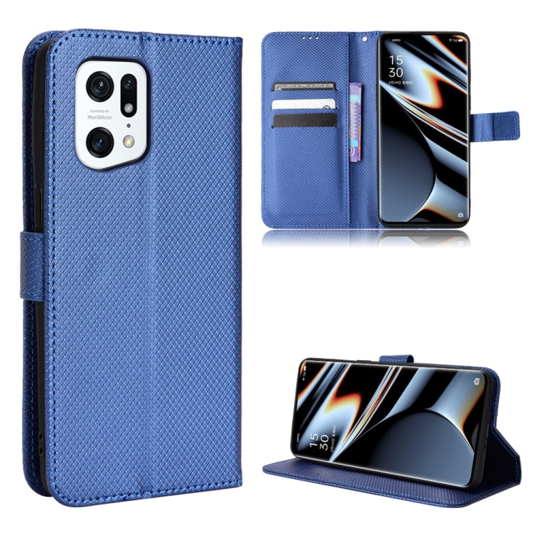 Diamond Texture Leather Phone Case, For Xiaomi Poco M4 Pro 4G Fine Hole, For Xiaomi Poco M4 Pro 5G Big Hole, For Xiaomi Poco M4 Pro 5G Fine Hole, For OnePlus Nord CE 2 5G, For OPPO A7 / AX7 / A5s / AX5s / A21, For OPPO Find X5 Pro, For OPPO Find X5    ...