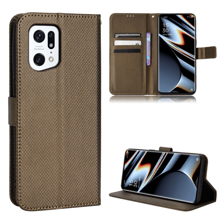 Diamond Texture Leather Phone Case, For Xiaomi Poco M4 Pro 4G Fine Hole, For Xiaomi Poco M4 Pro 5G Big Hole, For Xiaomi Poco M4 Pro 5G Fine Hole, For OnePlus Nord CE 2 5G, For OPPO A7 / AX7 / A5s / AX5s / A21, For OPPO Find X5 Pro, For OPPO Find X5    ...