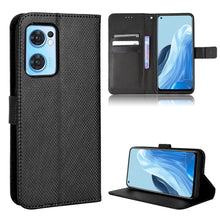 Load image into Gallery viewer, Diamond Texture Leather Phone Case, For Xiaomi Poco M4 Pro 4G Fine Hole, For Xiaomi Poco M4 Pro 5G Big Hole, For Xiaomi Poco M4 Pro 5G Fine Hole, For OnePlus Nord CE 2 5G, For OPPO A7 / AX7 / A5s / AX5s / A21, For OPPO Find X5 Pro, For OPPO Find X5    ...