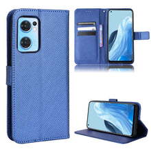 Load image into Gallery viewer, Diamond Texture Leather Phone Case, For Xiaomi Poco M4 Pro 4G Fine Hole, For Xiaomi Poco M4 Pro 5G Big Hole, For Xiaomi Poco M4 Pro 5G Fine Hole, For OnePlus Nord CE 2 5G, For OPPO A7 / AX7 / A5s / AX5s / A21, For OPPO Find X5 Pro, For OPPO Find X5    ...