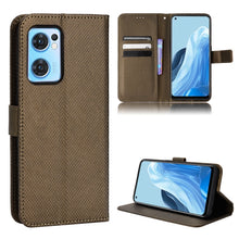 Load image into Gallery viewer, Diamond Texture Leather Phone Case, For Xiaomi Poco M4 Pro 4G Fine Hole, For Xiaomi Poco M4 Pro 5G Big Hole, For Xiaomi Poco M4 Pro 5G Fine Hole, For OnePlus Nord CE 2 5G, For OPPO A7 / AX7 / A5s / AX5s / A21, For OPPO Find X5 Pro, For OPPO Find X5    ...