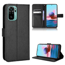 Load image into Gallery viewer, Diamond Texture Leather Phone Case, For Alcatel 1S 2021 / 3L 2021 / TCL 20E / 20Y, For Xiaomi Redmi Note 10 4G / Note 10S, For Honor X8, For Samsung Galaxy A03s 164.2mm, For Samsung Galaxy A03s 166mm, For Samsung Galaxy S21 Ultra 5G                    ...