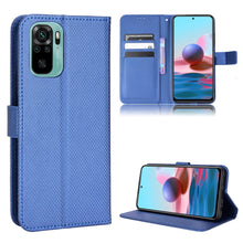 Load image into Gallery viewer, Diamond Texture Leather Phone Case, For Alcatel 1S 2021 / 3L 2021 / TCL 20E / 20Y, For Xiaomi Redmi Note 10 4G / Note 10S, For Honor X8, For Samsung Galaxy A03s 164.2mm, For Samsung Galaxy A03s 166mm, For Samsung Galaxy S21 Ultra 5G                    ...