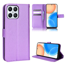 Load image into Gallery viewer, Diamond Texture Leather Phone Case, For Alcatel 1S 2021 / 3L 2021 / TCL 20E / 20Y, For Xiaomi Redmi Note 10 4G / Note 10S, For Honor X8, For Samsung Galaxy A03s 164.2mm, For Samsung Galaxy A03s 166mm, For Samsung Galaxy S21 Ultra 5G                    ...