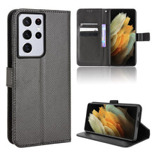 Load image into Gallery viewer, Diamond Texture Leather Phone Case, For Alcatel 1S 2021 / 3L 2021 / TCL 20E / 20Y, For Xiaomi Redmi Note 10 4G / Note 10S, For Honor X8, For Samsung Galaxy A03s 164.2mm, For Samsung Galaxy A03s 166mm, For Samsung Galaxy S21 Ultra 5G                    ...