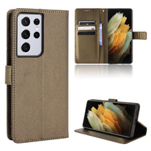 Load image into Gallery viewer, Diamond Texture Leather Phone Case, For Alcatel 1S 2021 / 3L 2021 / TCL 20E / 20Y, For Xiaomi Redmi Note 10 4G / Note 10S, For Honor X8, For Samsung Galaxy A03s 164.2mm, For Samsung Galaxy A03s 166mm, For Samsung Galaxy S21 Ultra 5G                    ...