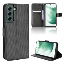 Load image into Gallery viewer, Diamond Texture Leather Phone Case, For Alcatel 1S 2021 / 3L 2021 / TCL 20E / 20Y, For Xiaomi Redmi Note 10 4G / Note 10S, For Honor X8, For Samsung Galaxy A03s 164.2mm, For Samsung Galaxy A03s 166mm, For Samsung Galaxy S21 Ultra 5G                    ...