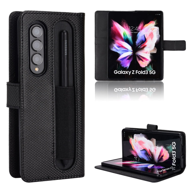 Diamond Texture Leather Phone Case, For Samsung Galaxy Z Fold3 5G, For ZTE nubia Red Magic 7