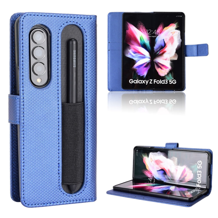 Diamond Texture Leather Phone Case, For Samsung Galaxy Z Fold3 5G, For ZTE nubia Red Magic 7