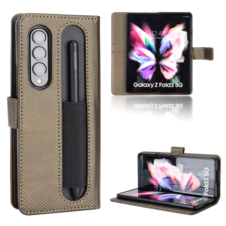 Diamond Texture Leather Phone Case, For Samsung Galaxy Z Fold3 5G, For ZTE nubia Red Magic 7