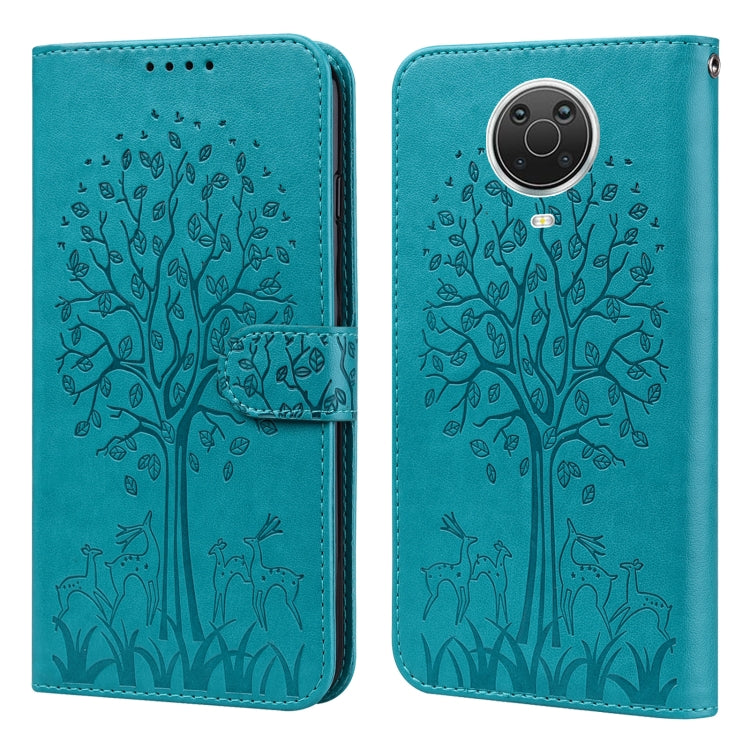 Tree & Deer Pattern Pressed Flip Leather Phone Case, For Nokia 3.4 / 5.4, For Nokia G20 / G10 / 6.3, For Sony Xperia 10 III, For Xiaomi Redmi 9T / 9 Power, For Xiaomi Redmi 10, For Xiaomi Redmi Note 8 2021 / Note 8, For Xiaomi Redmi 9 / Redmi 10X      ...