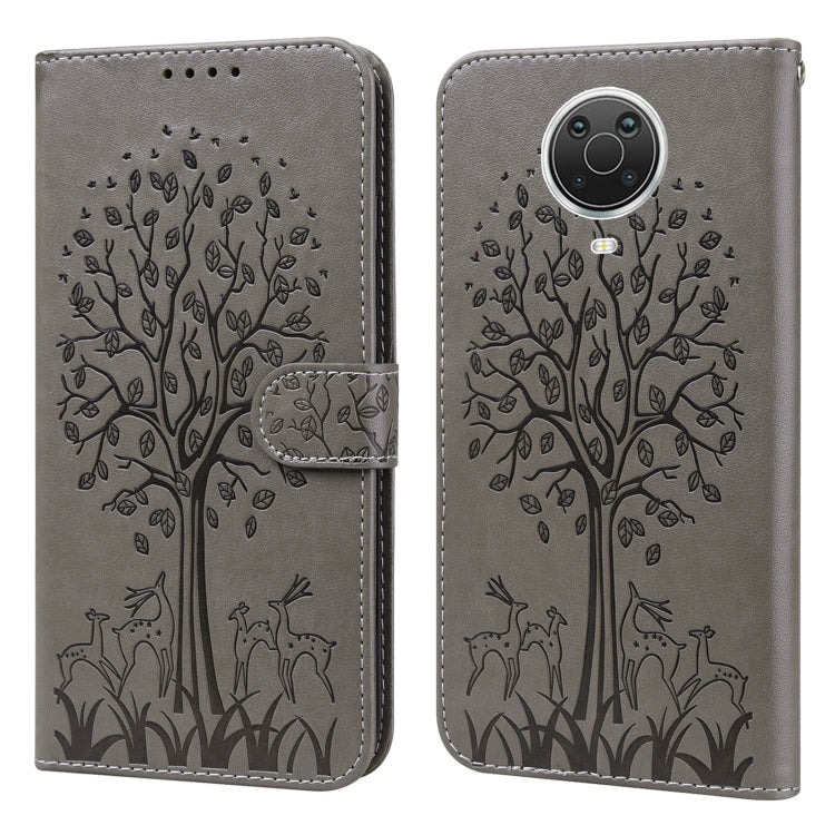 Tree & Deer Pattern Pressed Flip Leather Phone Case, For Nokia 3.4 / 5.4, For Nokia G20 / G10 / 6.3, For Sony Xperia 10 III, For Xiaomi Redmi 9T / 9 Power, For Xiaomi Redmi 10, For Xiaomi Redmi Note 8 2021 / Note 8, For Xiaomi Redmi 9 / Redmi 10X      ...