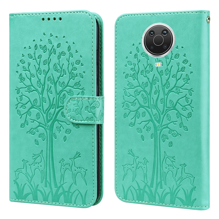 Tree & Deer Pattern Pressed Flip Leather Phone Case, For Nokia 3.4 / 5.4, For Nokia G20 / G10 / 6.3, For Sony Xperia 10 III, For Xiaomi Redmi 9T / 9 Power, For Xiaomi Redmi 10, For Xiaomi Redmi Note 8 2021 / Note 8, For Xiaomi Redmi 9 / Redmi 10X      ...