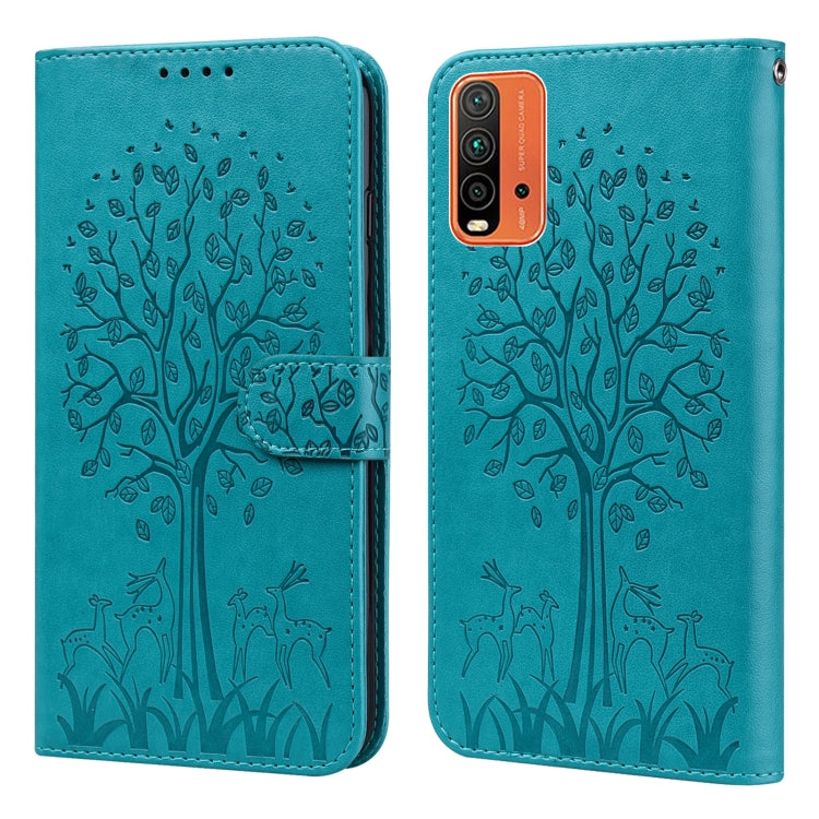 Tree & Deer Pattern Pressed Flip Leather Phone Case, For Nokia 3.4 / 5.4, For Nokia G20 / G10 / 6.3, For Sony Xperia 10 III, For Xiaomi Redmi 9T / 9 Power, For Xiaomi Redmi 10, For Xiaomi Redmi Note 8 2021 / Note 8, For Xiaomi Redmi 9 / Redmi 10X      ...